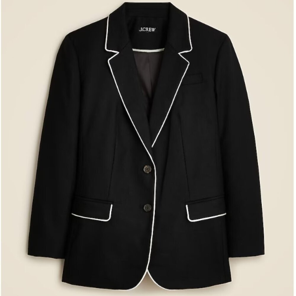 J.Crew Classic Two-Button Blazer – Stretch Linen – Size 6 – NWT